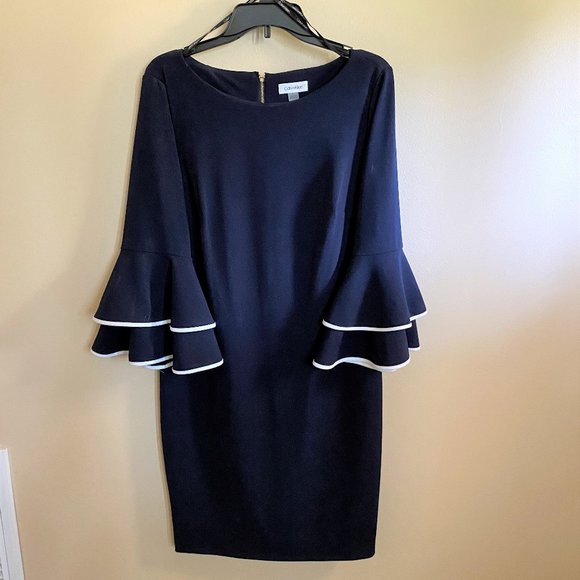 Calvin Klein Dresses Calvin Klein Dress Navy Blue Size 4 Poshmark